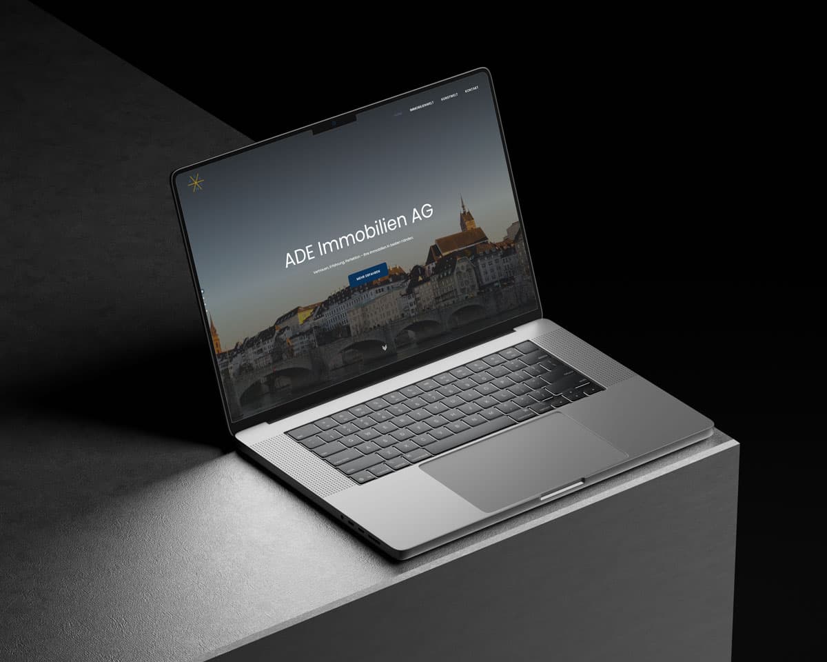 ADE Immo project mockup